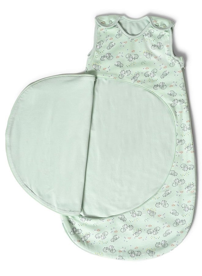 Mi Arcus Printed Premium Soft 100% Cotton Sleeping Bag for Baby's Comfortable Sleep - Green, 0-6 Months - Image 5