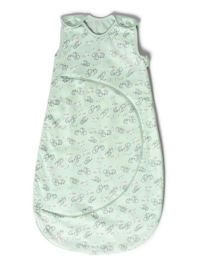 Mi Arcus Printed Premium Soft 100% Cotton Sleeping Bag for Baby's Comfortable Sleep - Green, 0-6 Months - Image 1
