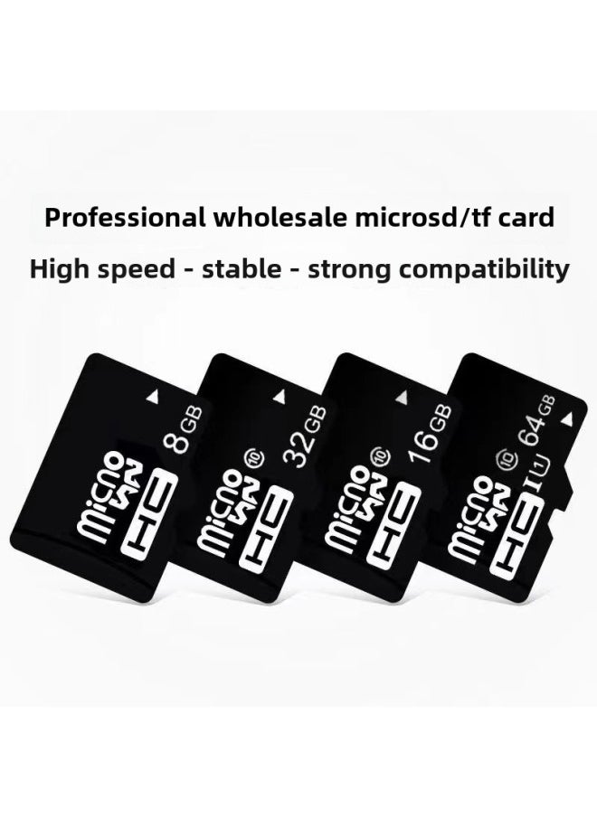High-speed Tf Card 128g Mobile Phone Memory Card 64G Driving Recorder 32GB Monitoring 16gb Camera Memory Card 8GB-Color:Black-Capacity:8G-C10 High-speed Card  - Image 2