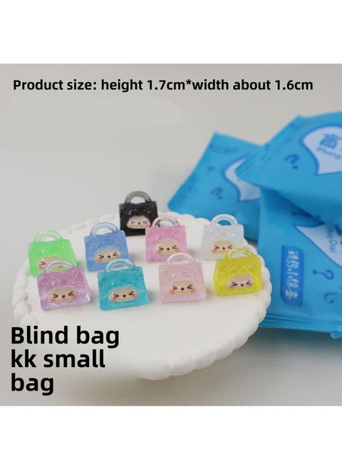 Shake The Sound Of Live Explosions Push Push Music Remove Blind Bag To Touch Resin Ornaments Three-dimensional Plane Miniature Small Animal Adorable Grains-Color:Mini Small Nose Gaga [luminous] Bag Kk/random Color-Specifications:Blind Bag (single)