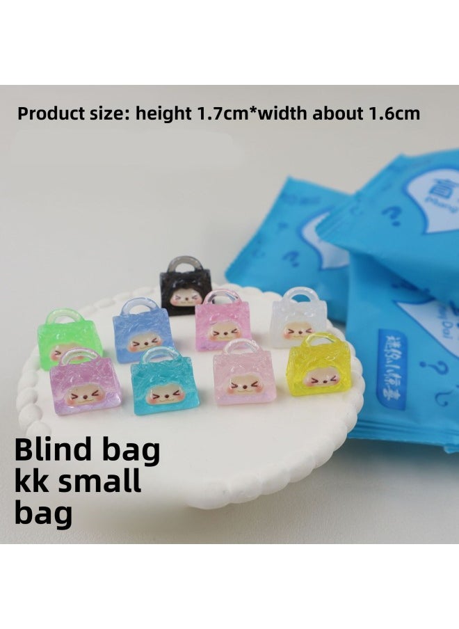 null - Shake The Sound Of Live Explosions Push Push Music Remove Blind Bag To Touch Resin Ornaments Three-dimensional Plane Miniature Small Animal Adorable Grains-Color:Mini Small Nose Gaga [luminous] Bag Kk/random Color-Specifications:Blind Bag (single) - Image 1