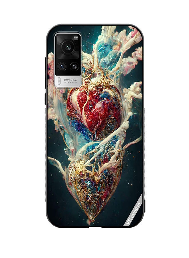 VR CREATIVE Protective Case Cover For Vivo X60 Pro Digital Flesh Design Multicolour - Image 1