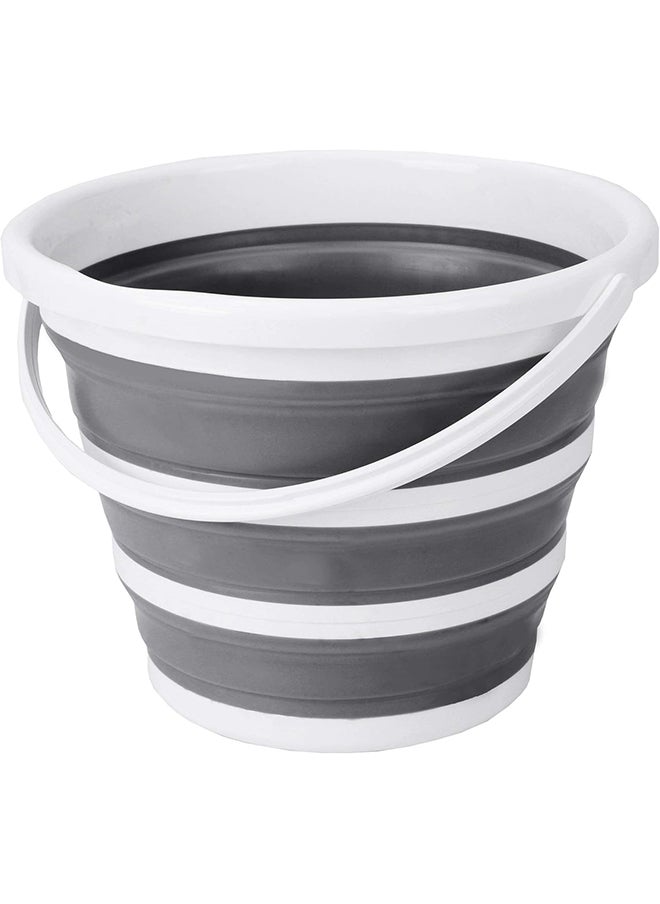 Collapsible Bucket,Cleaning Bucket,Portable Bucket for Car Wash/Travel(Round 10 Liters)