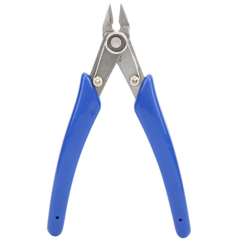 JY Micro Cutter 5mm Plastic Shearing Capacity PVC Handle - Chromium Vanadium Steel Oblique Pliers 42-50 HRC for Electronic Repair Jewelry Making DIY - Image 1
