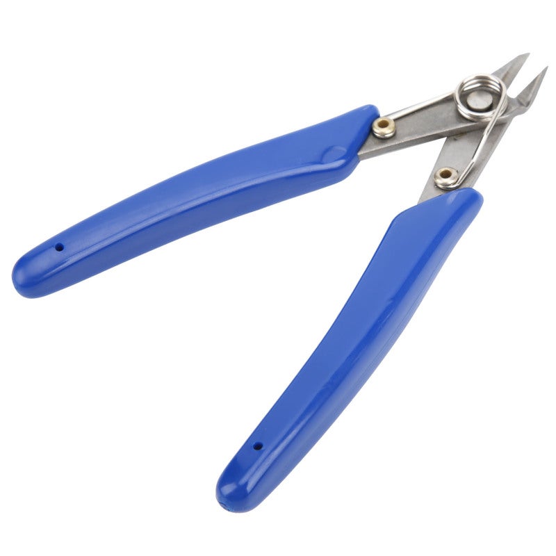 JY Micro Cutter 5mm Plastic Shearing Capacity PVC Handle - Chromium Vanadium Steel Oblique Pliers 42-50 HRC for Electronic Repair Jewelry Making DIY - Image 3