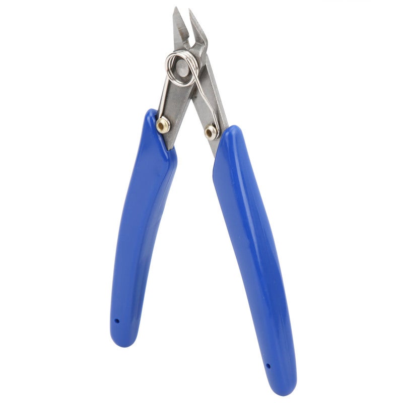 JY Micro Cutter 5mm Plastic Shearing Capacity PVC Handle - Chromium Vanadium Steel Oblique Pliers 42-50 HRC for Electronic Repair Jewelry Making DIY - Image 2