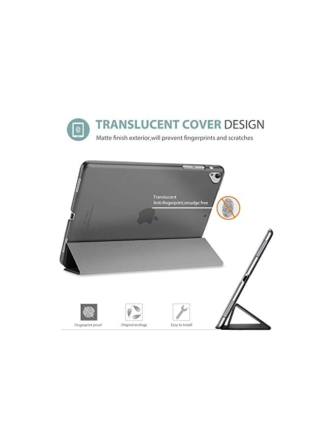 Procases Ipad Pro 12.9 2017/2015 Case (Old Model, 1St & 2Nd Gen), Ultra Slim Lightweight Stand Smart Case Shell With Translucent Frosted Back Cover For Apple Ipad Pro 12.9 Inch –Grey - Image 2