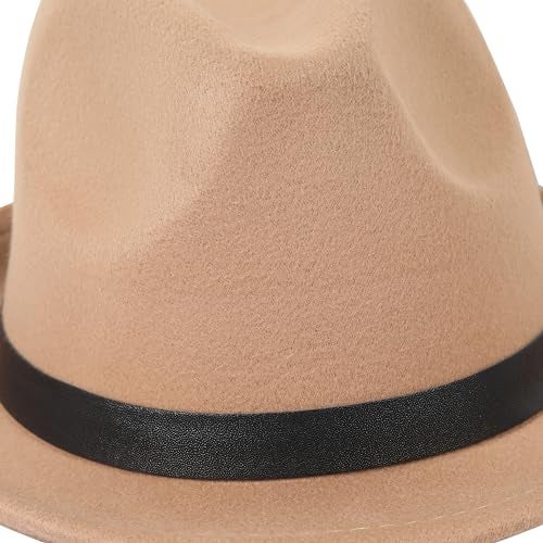 FabSeasons Polyester Panama Hat for Men with Wide Brim for Summer Beige, Free Size - Image 4