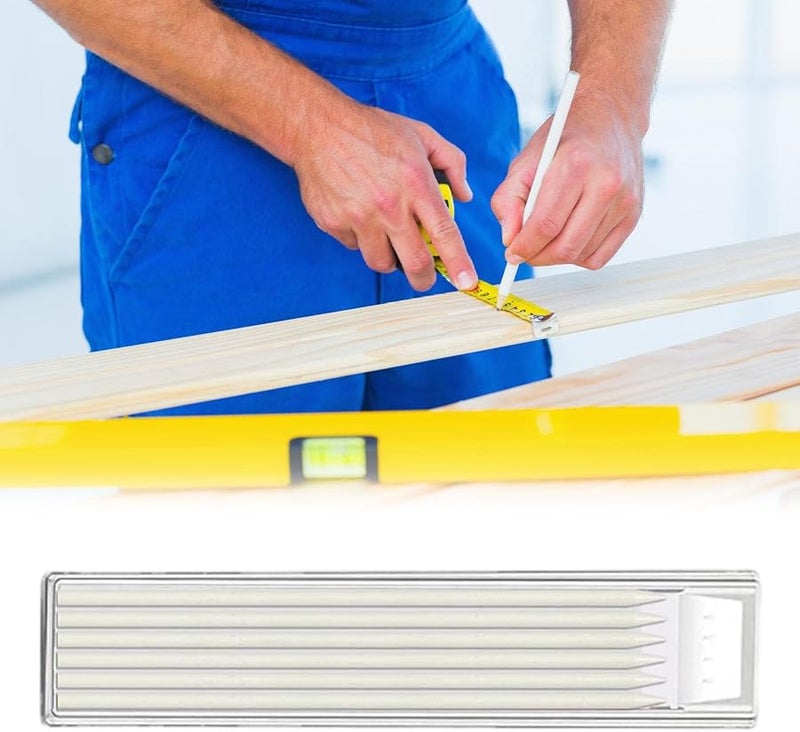 6Pcs Black 2.8mm Pencil Refills For Woodworking Drafting And Hole Marking Tool - Image 4