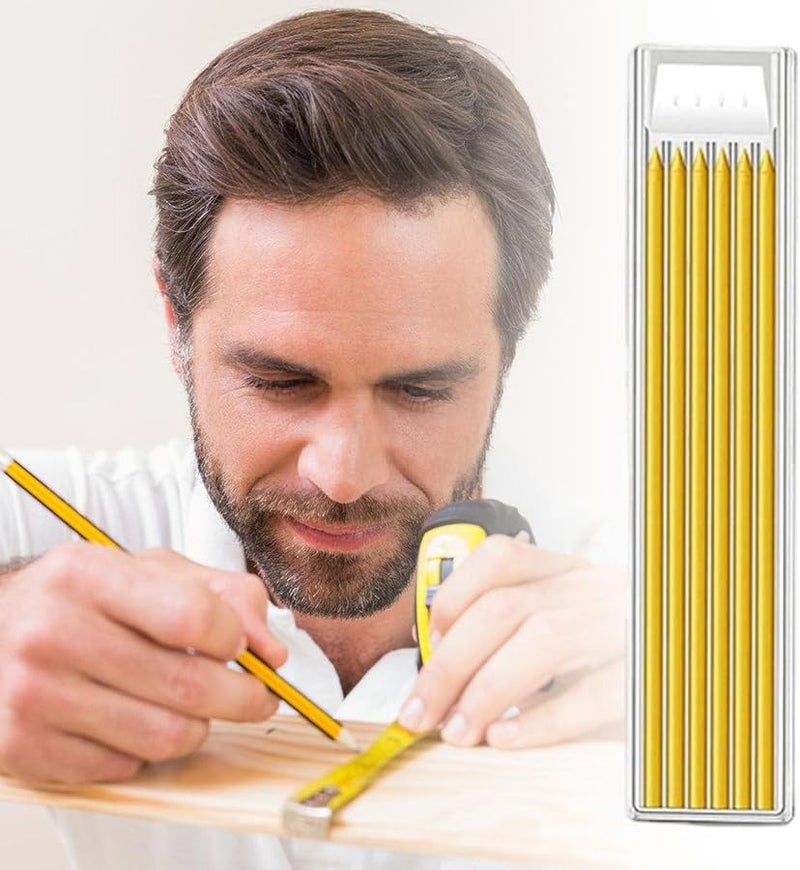 6Pcs Black 2.8mm Pencil Refills For Woodworking Drafting And Hole Marking Tool - Image 5
