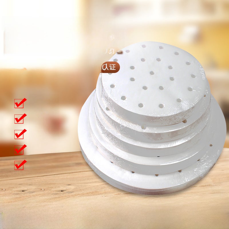 Non-Stick Steamer Liner Papers for Dumplings and Buns 500 sheets 