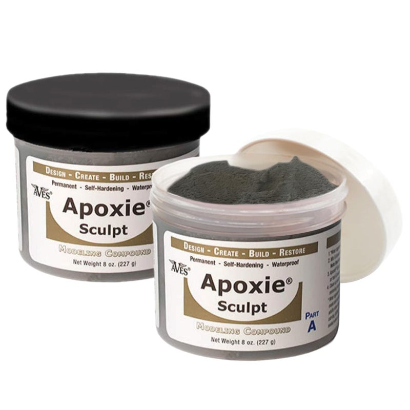 Aves Apoxie Sculpt - 2 Part Modeling Compound (A & B) - 1 Pound, Natural - Image 1