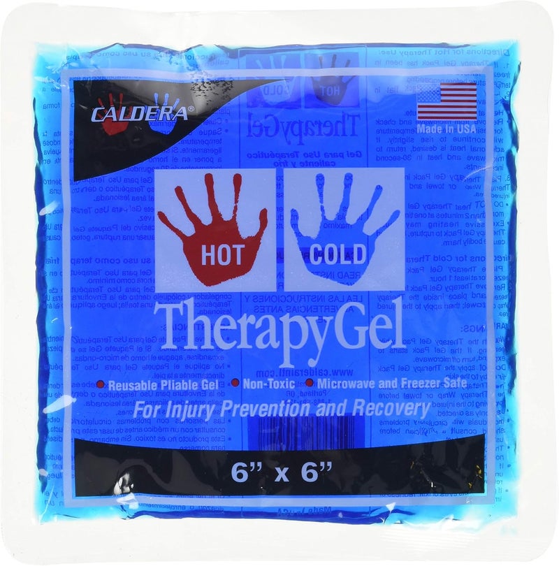Caldera Hot & Cold Therapy Gel Pack - Reusable 6" x 6" for Pain Relief - Image 1