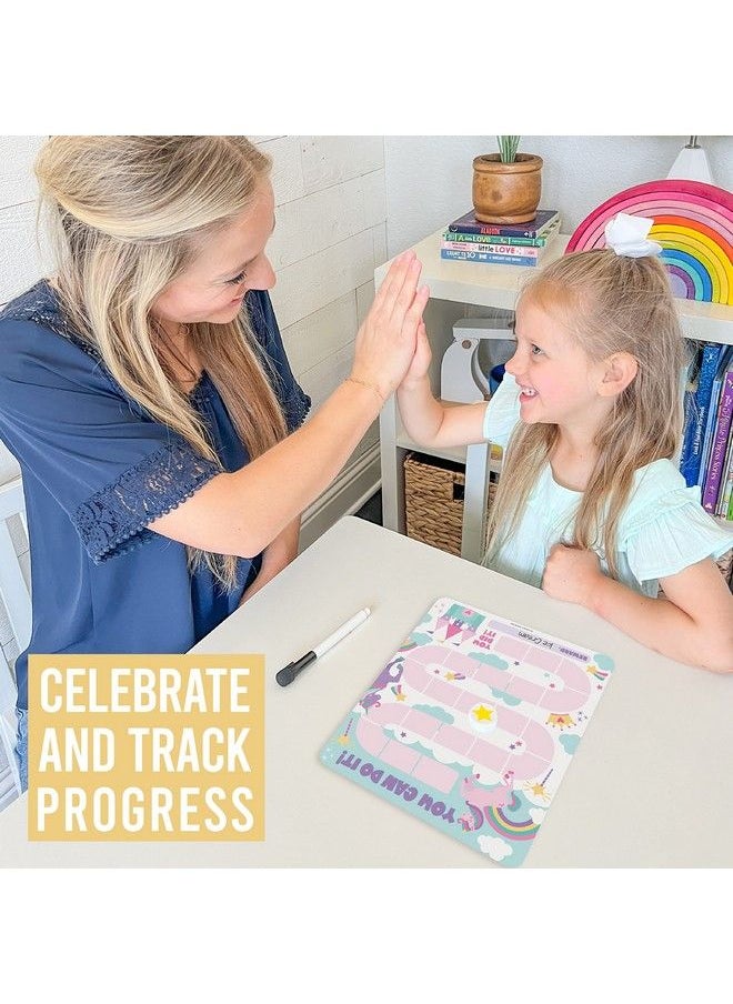 Hadley Designs - Unicorn Reward Chart For Kids Behavior Chart For Home Kids Reward Chart Magnetic Responsibility Chart For Kids Toddler Reward Chart For Toddlers 24 Years Good Behavior Chart For Kids At Home - Image 1