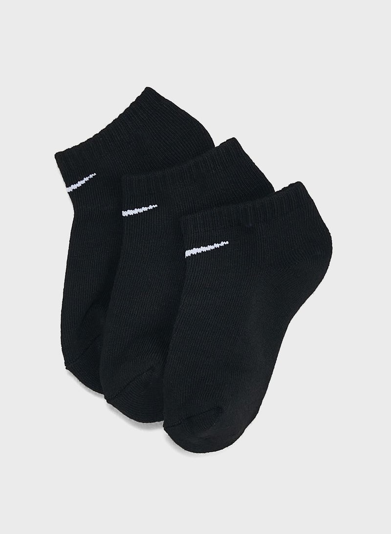 Nike Kids 3 Pack Basic No Show Socks - Image 1