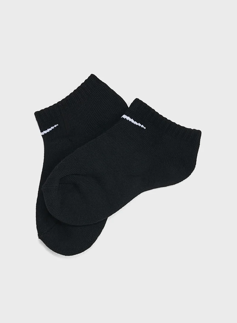 Nike Kids 3 Pack Basic No Show Socks