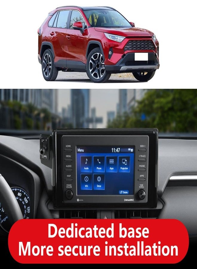 Musttrue Car Phone Holder for 2019-2025 Toyota RAV4 LX XLE, Hybrid LE SE Woodland, Prime SE Auto Accessories Navigation Bracket Interior Decoration Mobile Cell Mount Case - Image 4