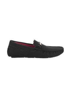 Mochi Mochi Mens Leather Black Loafers (Size (6 UK (40 EU))  - Image 3