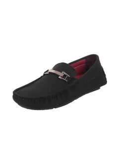 Mochi Mochi Mens Leather Black Loafers (Size (6 UK (40 EU))  - Image 1