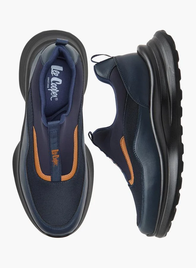 Lee Cooper Men'S Panelled Slip-On Sneakers