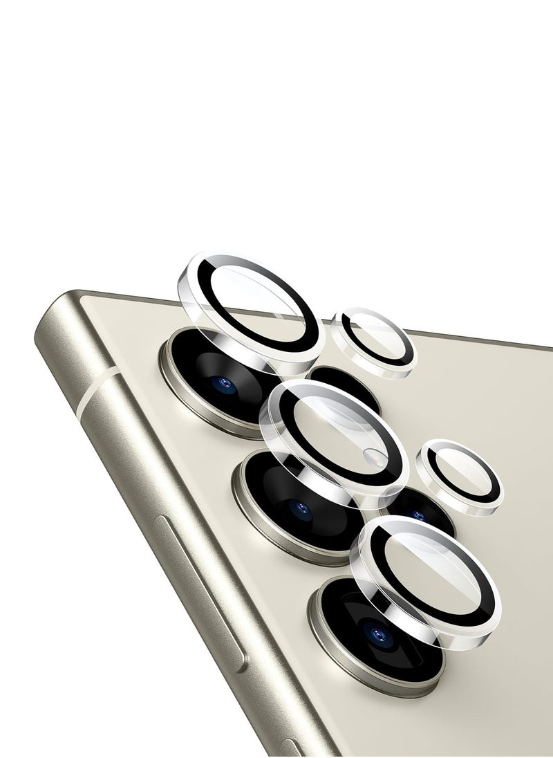 LIMITLESS Galaxy S24 Ultra Camera Lens Protector, Individual Lens Protectors, Scratch-Resistant Ultra-Thin Tempered Glass with Aluminum Edging, Galaxy S24 Ultra Case Friendly (Golden) 