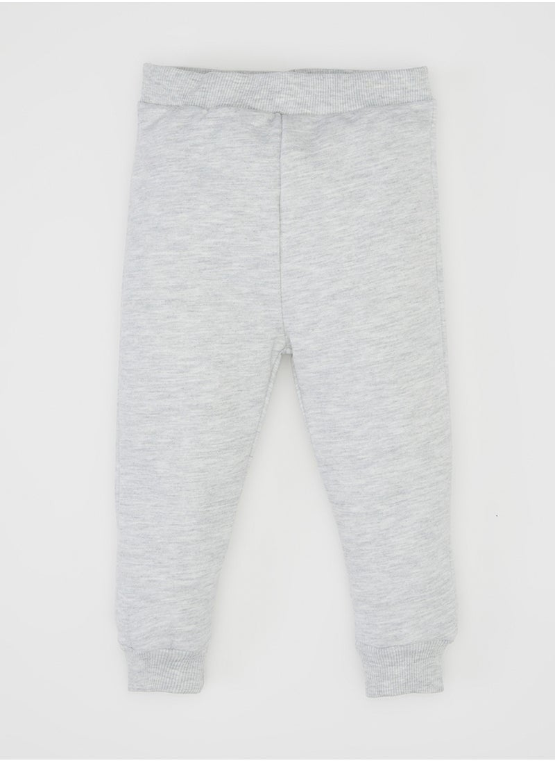 DeFacto - Color Block Soft Fleece-Lined Sweatshirt And Jogger 2-Piece Set - Image 1