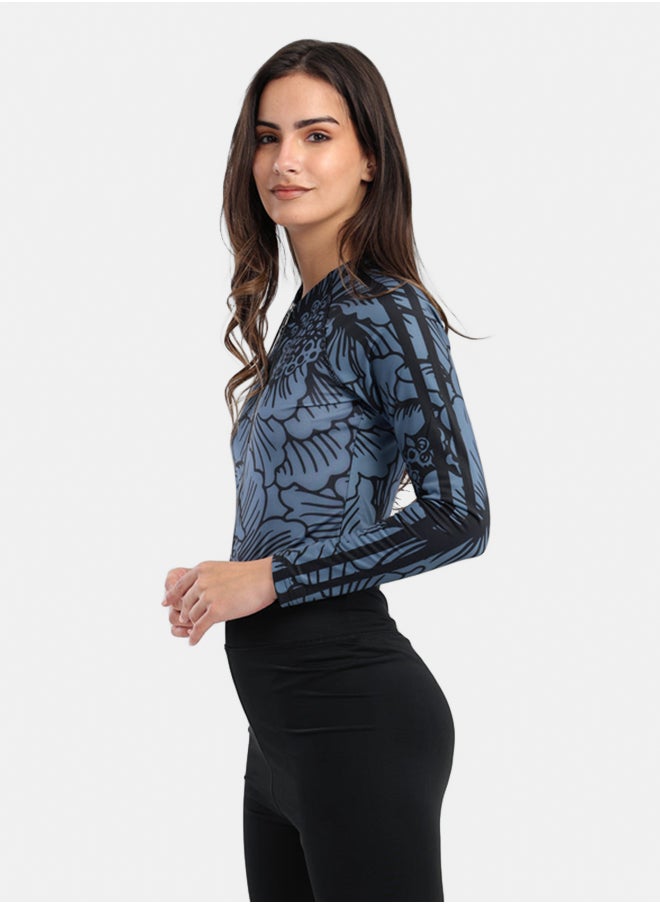 Carina Floral Rash Guard Swimsuit  - Image 2