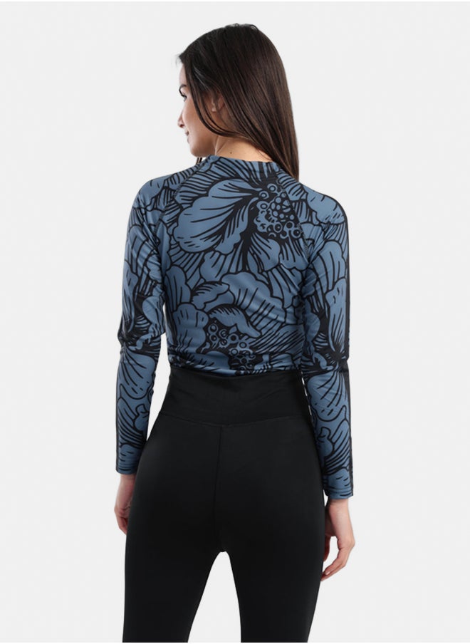 Carina Floral Rash Guard Swimsuit  - Image 3