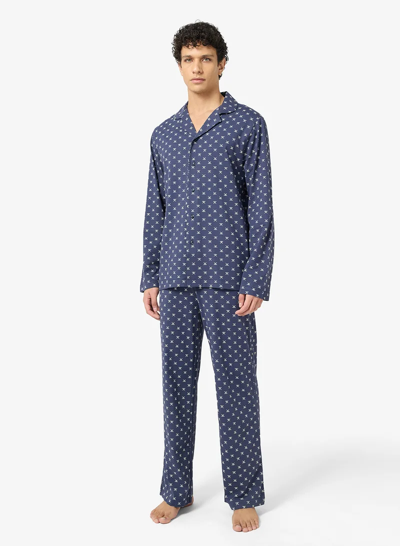 Casual Regular Fit Shirt And Pajama Set