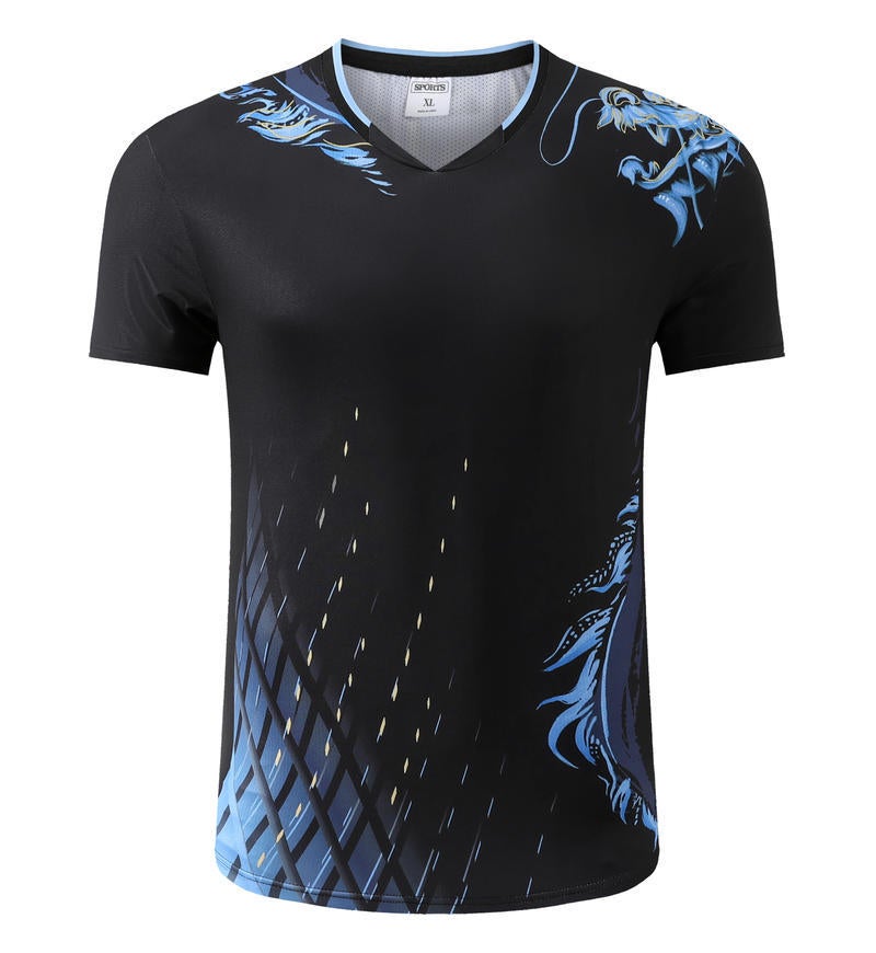 Generic 2024 National Team Table Tennis Uniform Men's black