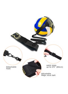 Generic Soccer/Volleyball/Rugby Trainer, Football Kick Throw  Soccer Belt Trainer Solo Practice Training Aid Control Skills Adjustable Waist Belt for Kids Adults, Beginner  Pro Gift  - Image 2