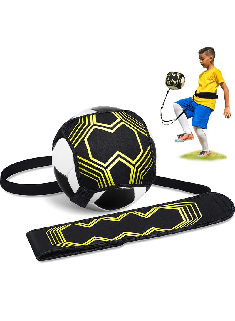 Generic Soccer/Volleyball/Rugby Trainer, Football Kick Throw  Soccer Belt Trainer Solo Practice Training Aid Control Skills Adjustable Waist Belt for Kids Adults, Beginner  Pro Gift - Image 1