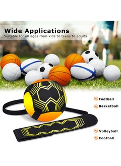 Generic Soccer/Volleyball/Rugby Trainer, Football Kick Throw  Soccer Belt Trainer Solo Practice Training Aid Control Skills Adjustable Waist Belt for Kids Adults, Beginner  Pro Gift  - Image 3