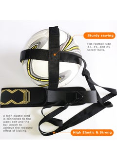 Generic Soccer/Volleyball/Rugby Trainer, Football Kick Throw  Soccer Belt Trainer Solo Practice Training Aid Control Skills Adjustable Waist Belt for Kids Adults, Beginner  Pro Gift  - Image 4