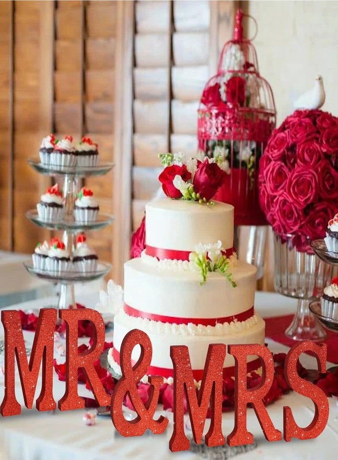 TONIFUL 8 Inch Red Glitter Letter S Table Centerpiece A-Z Red Birthday Party Decorations,Red Alphabet S for Birthday,Chrismas,Graduation,Bridal Shower,Wedding,Anniversary Party Supplies - Image 5