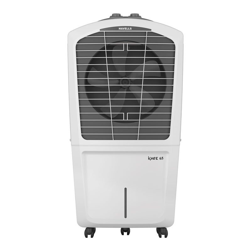 Havells Havells Kace 65 L Desert Air Cooler for Home Powerful AirDeliveryBacteria Shield Honeycomb Pads Technology XXL Ice Chamber Ice Chill Drip Technology Inverter compatibleFront wheels with brakes  - Image 1