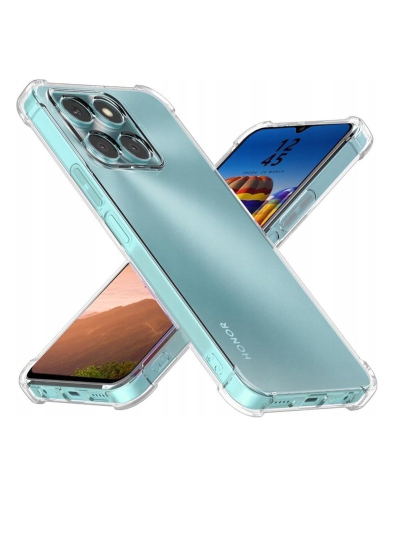 ماركة غير محددة - حافظة شفافة متوافقة مع هاتف Honor X8B، حافظة هاتف شفافة مقاومة للصدمات ومضادة للاصفرار من مادة TPU لحماية الجسم بالكامل - شفافة - Image 1