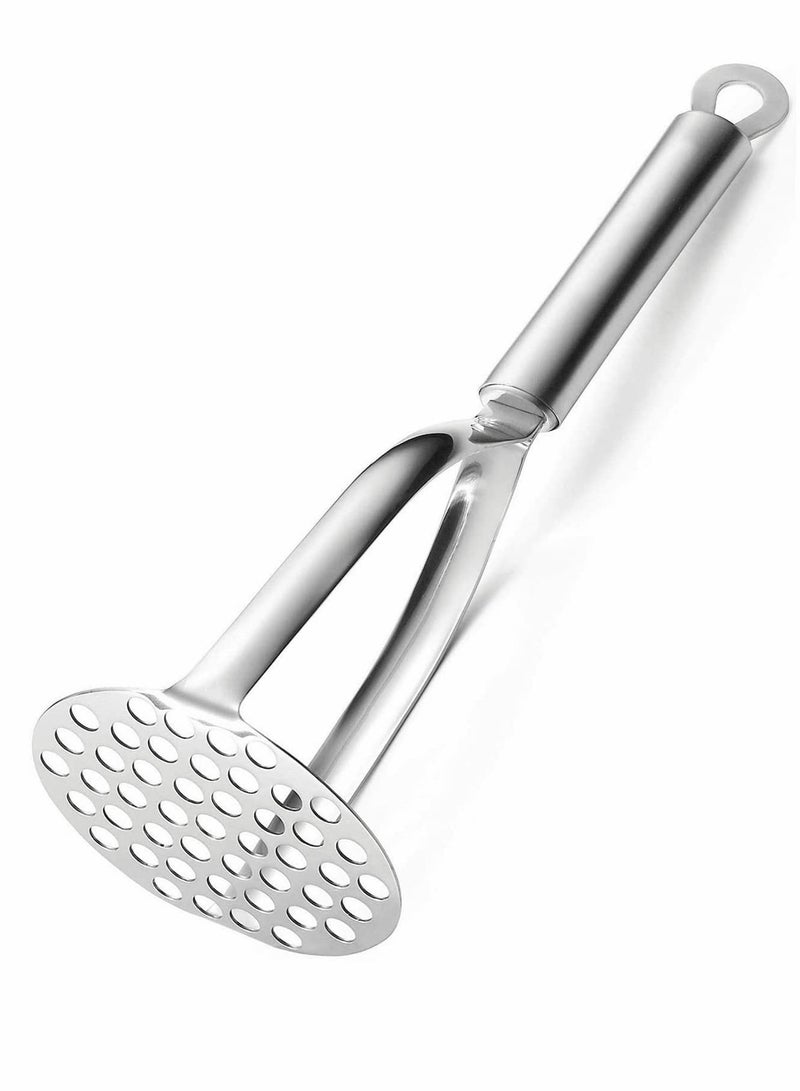 NIBEMINENT Potato Masher Stainless Steel Household Heavy Duty Vegetable - Image 1
