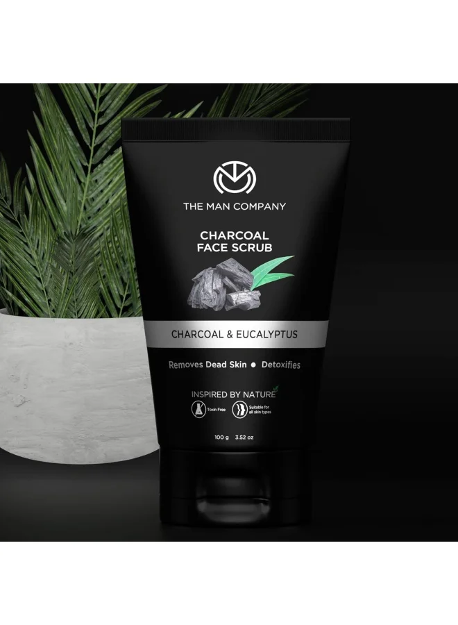 ذا مان كومباني مجموعة العناية بالوجه بالفحم من ذا مان كومباني مع قناع قابل للتقشير، وغسول للوجه، ومقشر للوجه | تغذية البشرة، وإزالة السمرة، وبشرة متوهجة - مجموعة هدايا من 3 قطع