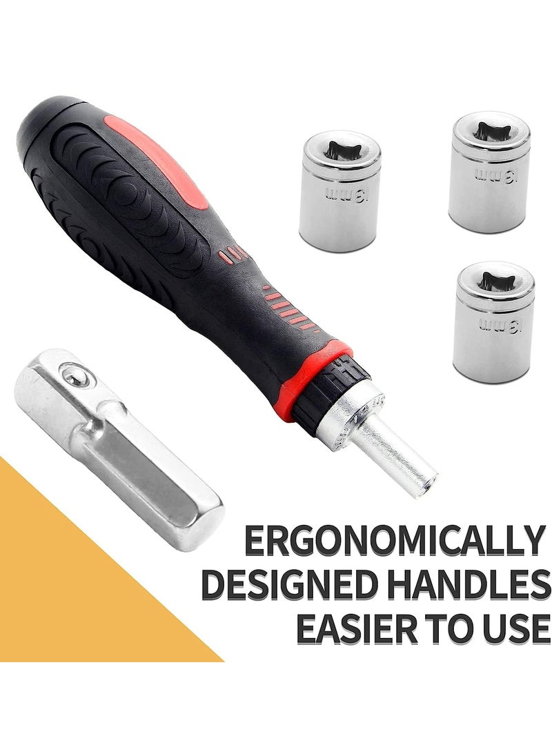 Cpixen Cpixen Precision Ratchet Screwdriver Set 61 in 1 Household Screwdriver Home Repair Tool Kit, Disassemble Magnetic Rotatable Ratchet Screwdriver Kit for Furniture/Car/Computer/Electronics Maintenance  - Image 2