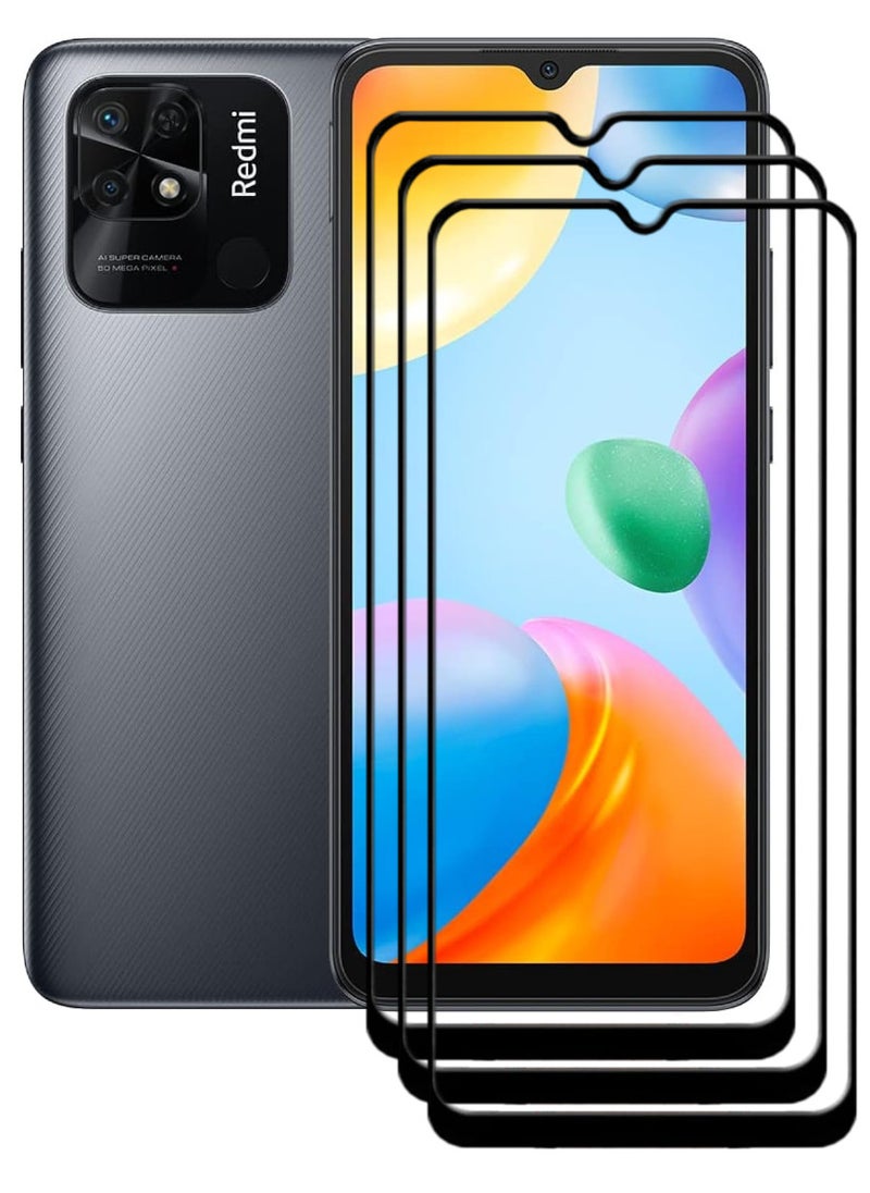 ACLIX 3 Pieces Antistatic ESD Dustproof Premium Quality High Definition Tempered Glass Screen Protector Designed For Xiaomi Redmi 10C - Image 1