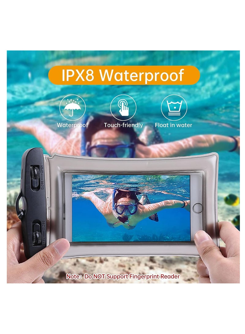 Floating Waterproof Mobile Phone Case - Black Color - Image 3