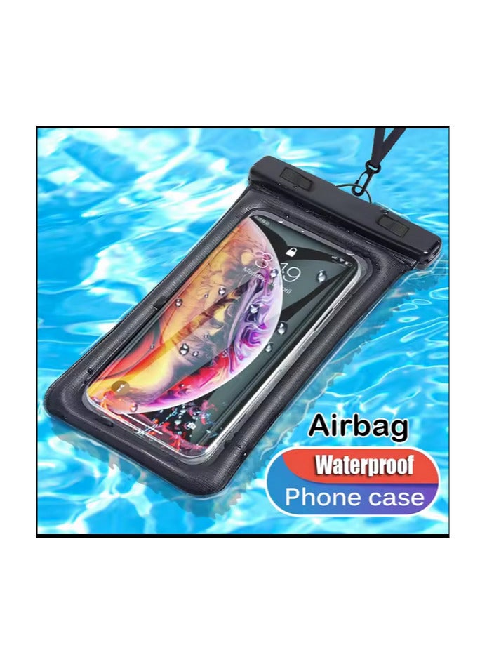 Floating Waterproof Mobile Phone Case - Black Color - Image 2