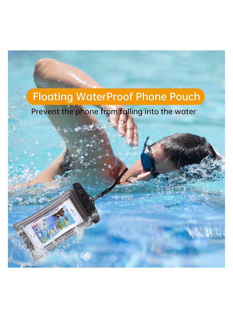 Floating Waterproof Mobile Phone Case - Black Color - Image 5