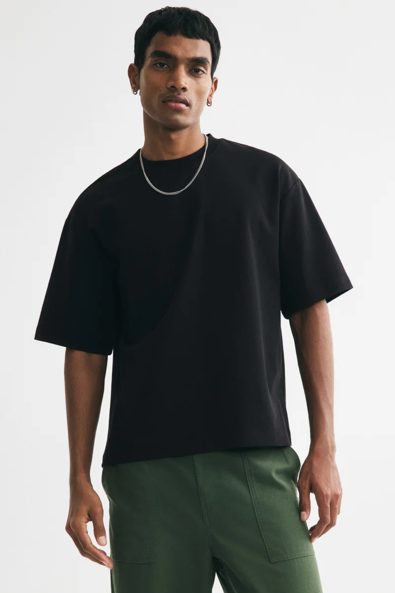Relaxed Fit Boxy cotton T-shirt