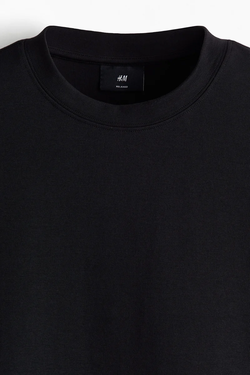 H&M  Relaxed Fit Boxy cotton T-shirt for Men | Best Price UAE
