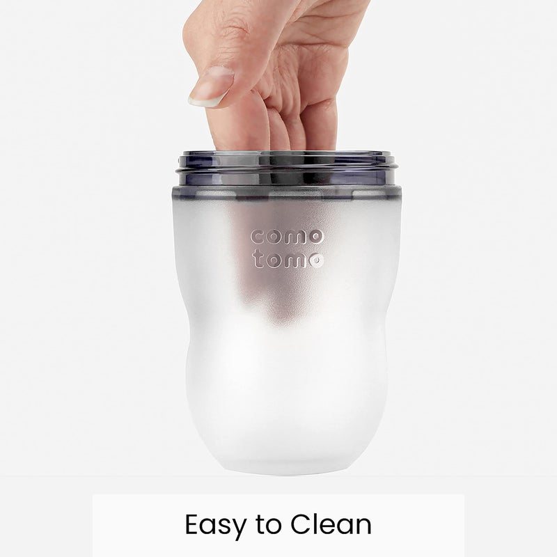 Comotomo Baby Bottle Double Pack, Green, 5oz - Image 5