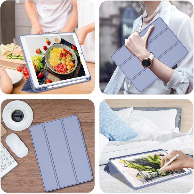 ProElite غطاء لجهاز Lenovo Idea Tab 11 بوصة 2025، غطاء مرن ناعم قابل للطي لجهاز Lenovo Idea Tab 11 بوصة 2025 مع حامل قلم [سلسلة Recoil] - لافندر - Image 5