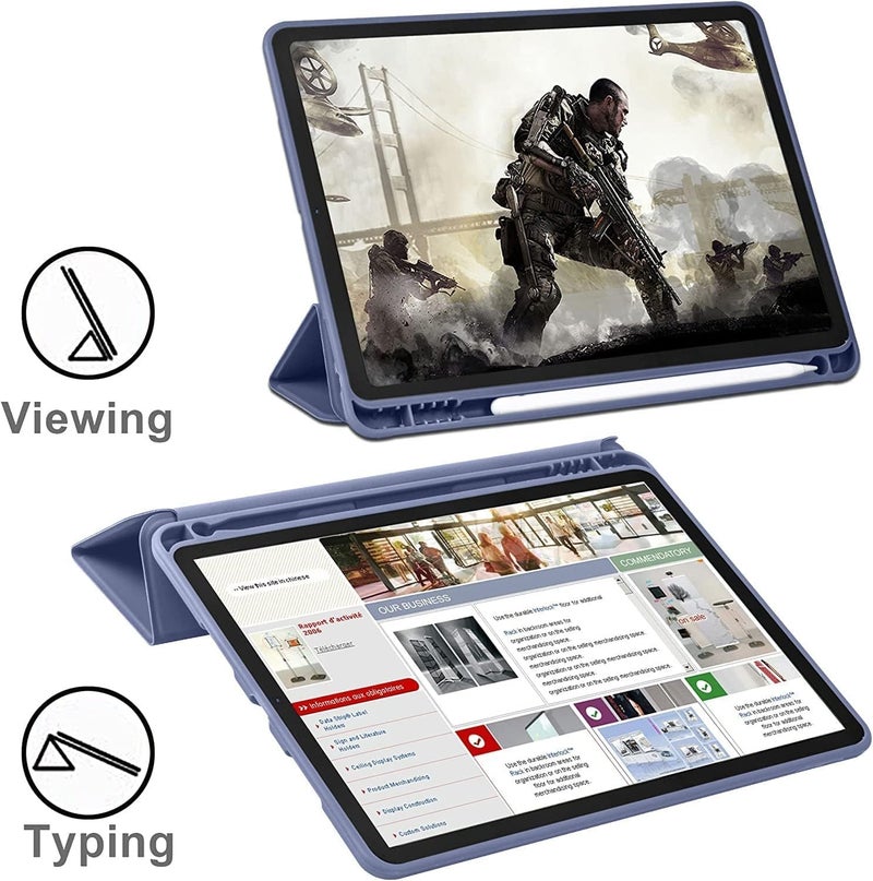 ProElite غطاء لجهاز Lenovo Idea Tab 11 بوصة 2025، غطاء مرن ناعم قابل للطي لجهاز Lenovo Idea Tab 11 بوصة 2025 مع حامل قلم [سلسلة Recoil] - لافندر - Image 3