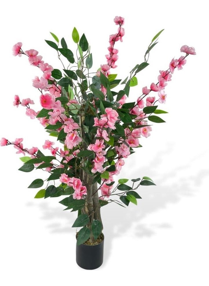 Artificial Tree Pink Spicy Apple Blossom TREE100CM With Green Leaves - pzsku/ZDA6AA31F027C5B931CE0Z/45/_/1725724075/19c529a3-9e0e-476c-a5f1-421248681e27